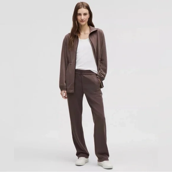 Lululemon ESPRESSO* SOFTSTREME cinchable waist full zip jacket - Picture 2 of 12